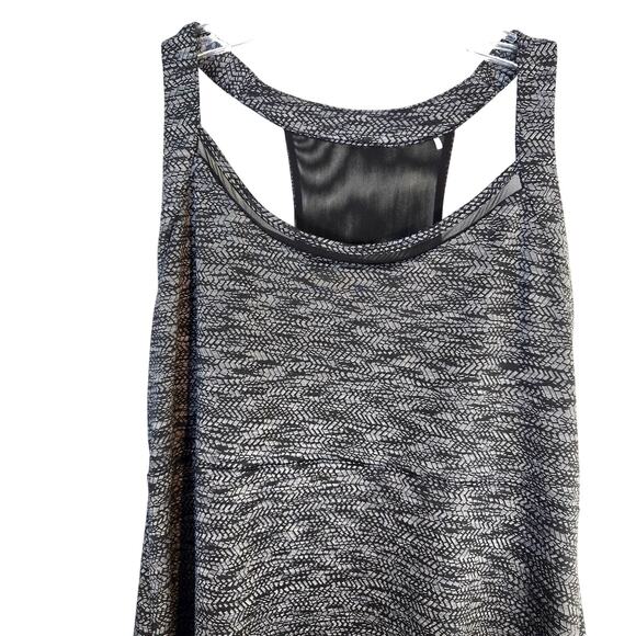 MPG Women's Dress Large Black Print Sleeveless  Sun Misses Size 12 14 - Picture 2 of 6